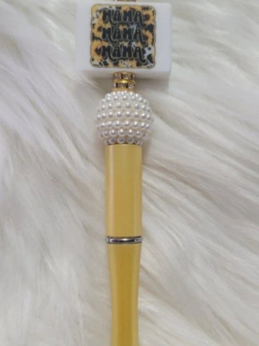 Mama/Sunflowers Beaded Pen